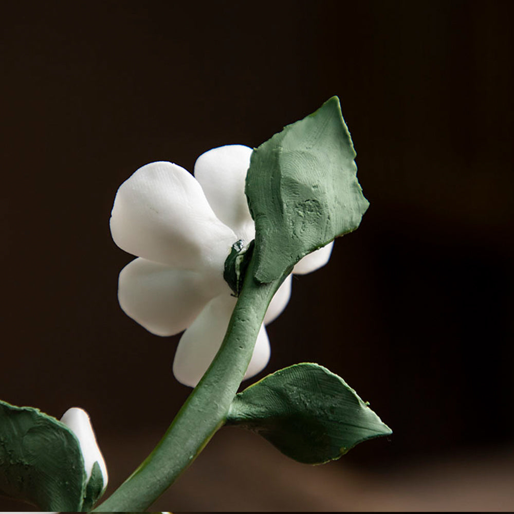 Ceramic Incense Burner, Camellia Incense Holder, Art Flower Design, Aromatherapy, Yoga Incense Burner, Incense seat