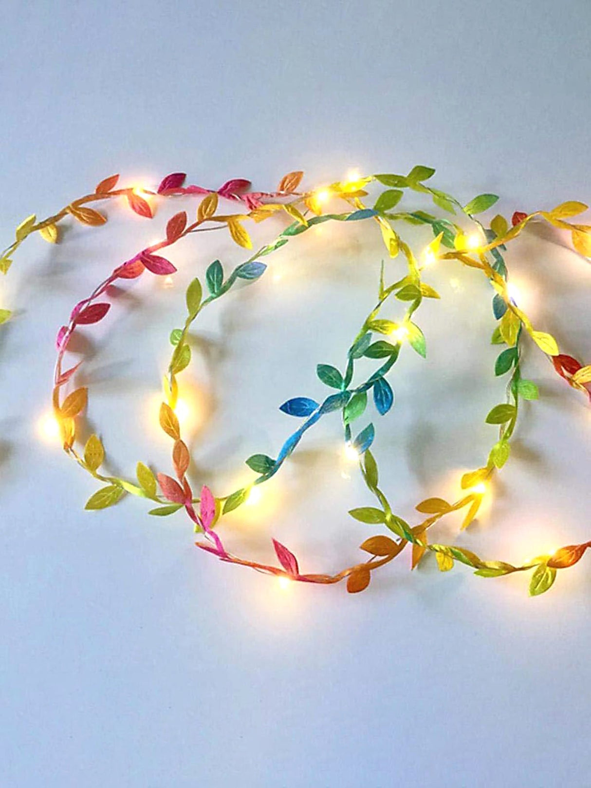 Artificial Leaf String Light with 20pcs Bulb 1pc - Novelty Lighting