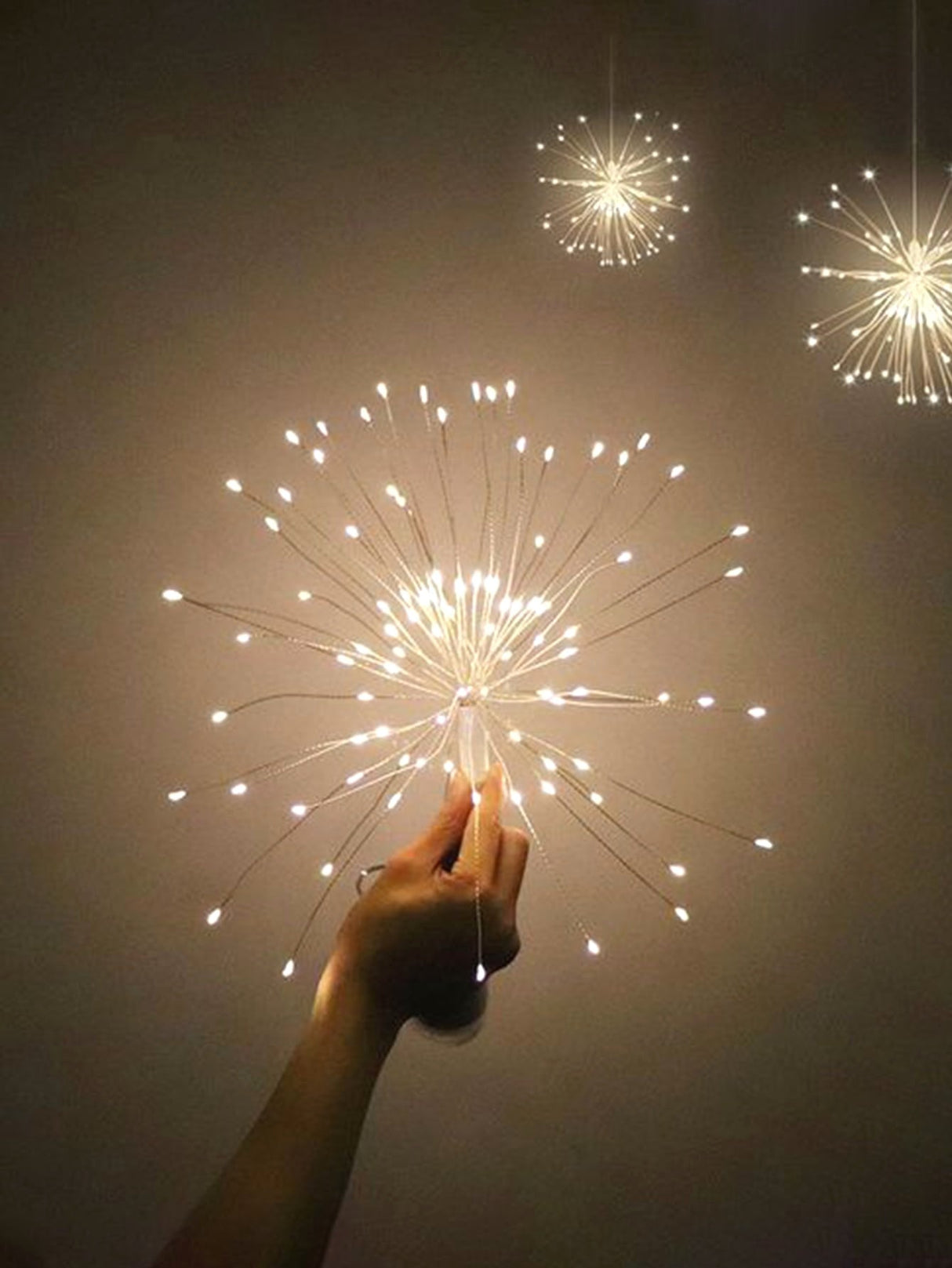 Firework Design String Light with 90pcs Bulb 1pc - Novelty Lighting