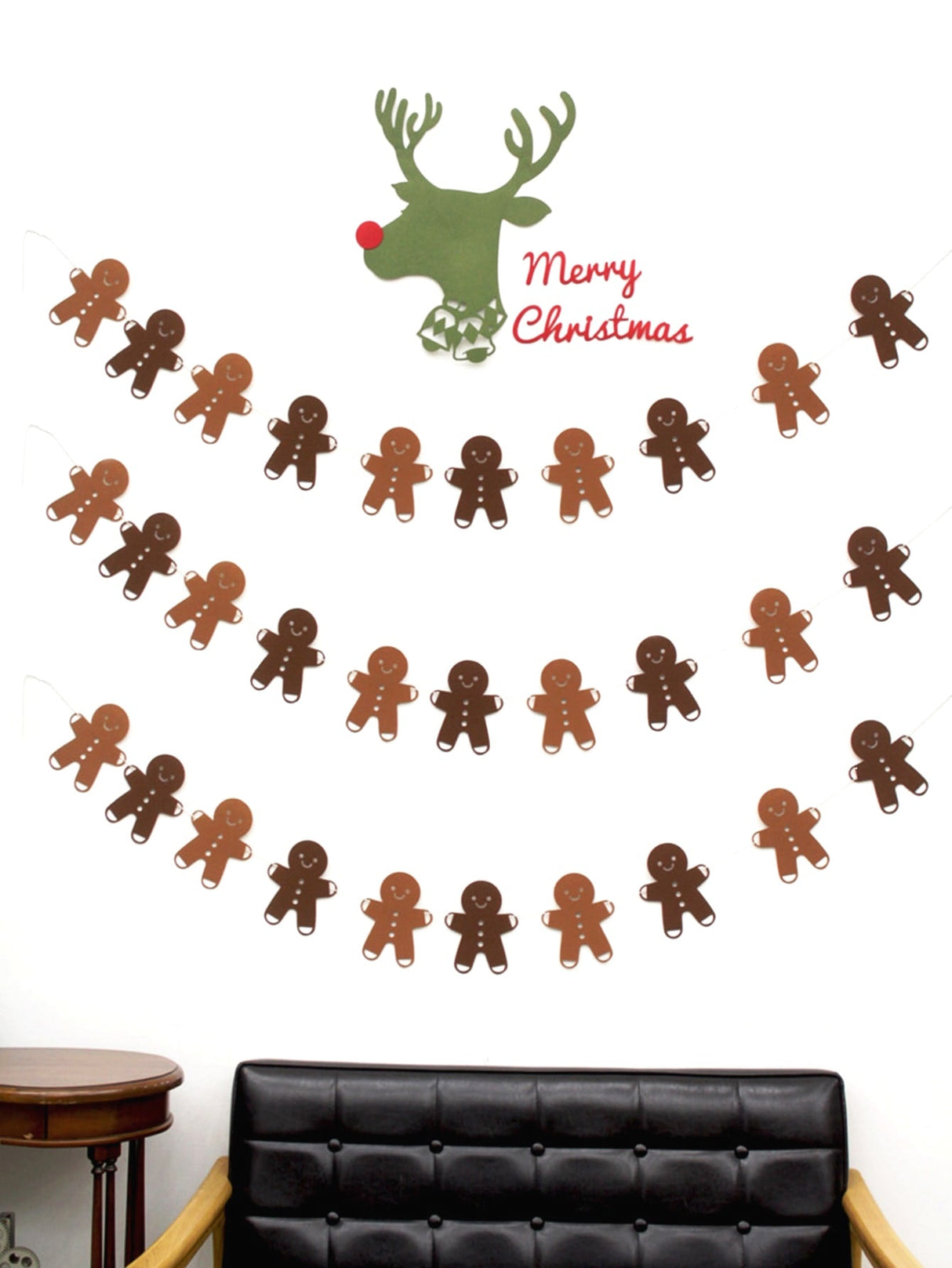 3m Christmas Gingerbread Garland String Light 1pc - Lighting & Lamp