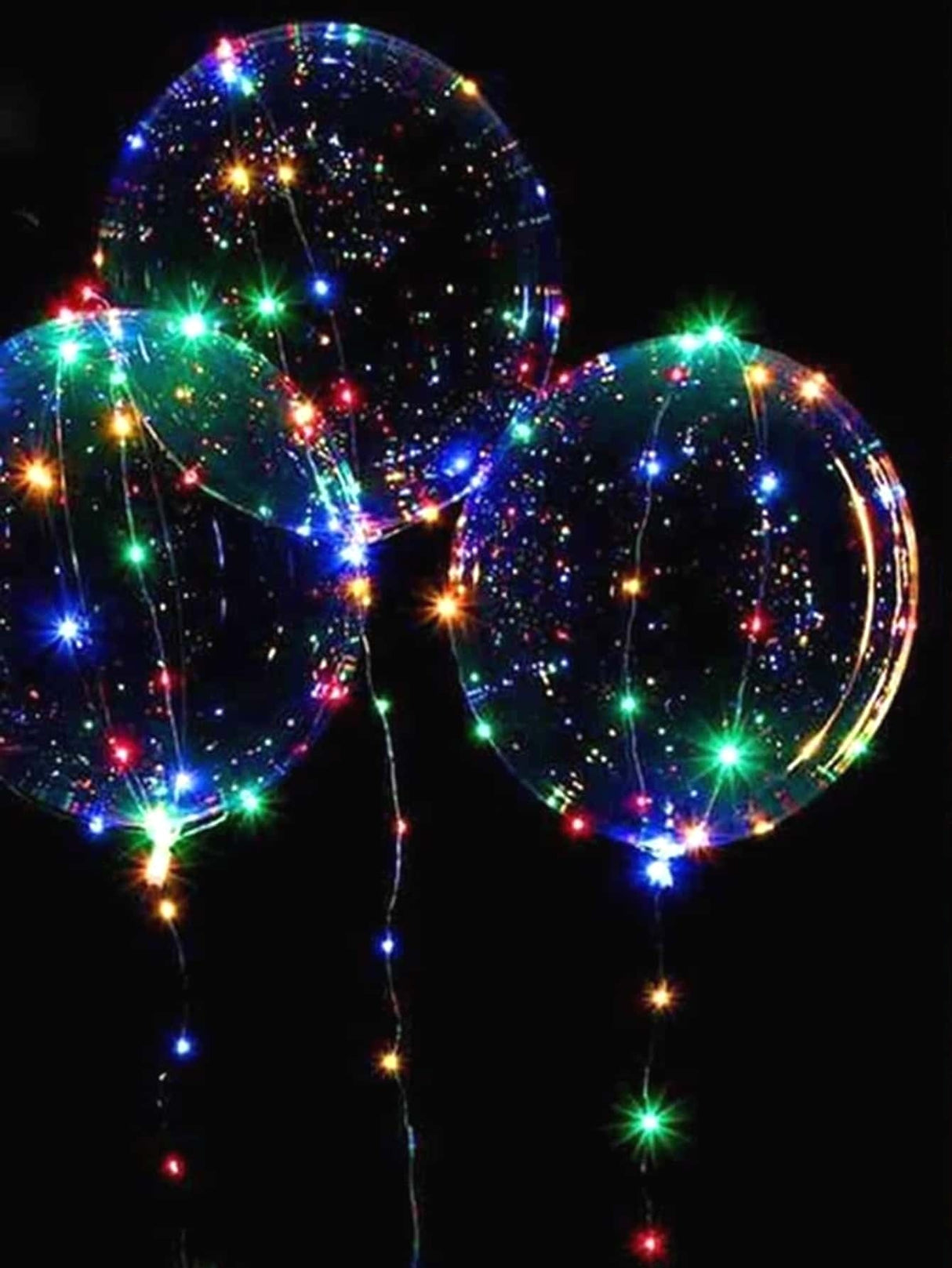 Copper String Light with Balloon 3pcs - Novelty Lighting