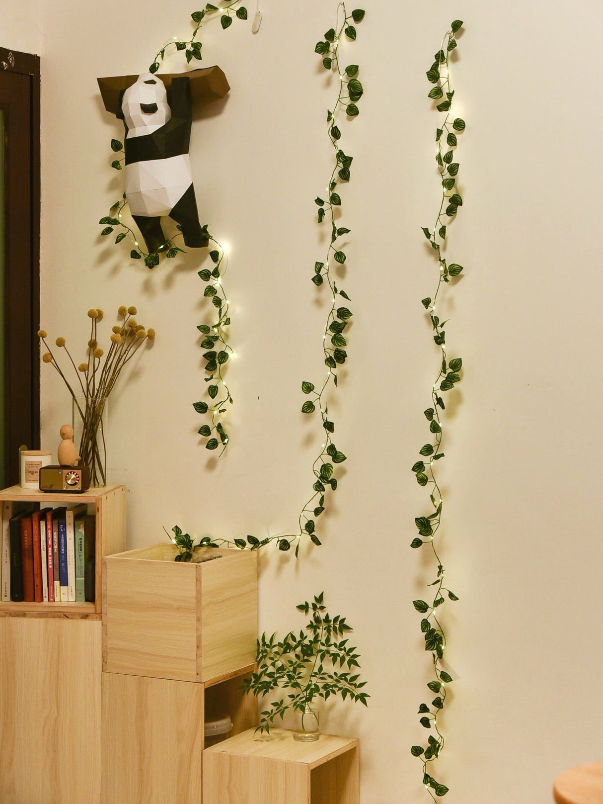 Artificial Vine String Light with 20pcs Bulb 1pc - Novelty Lighting