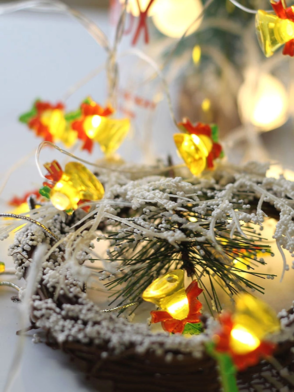 Christmas String Light with 20pcs Bell Bulb 1pc - Lighting & Lamp