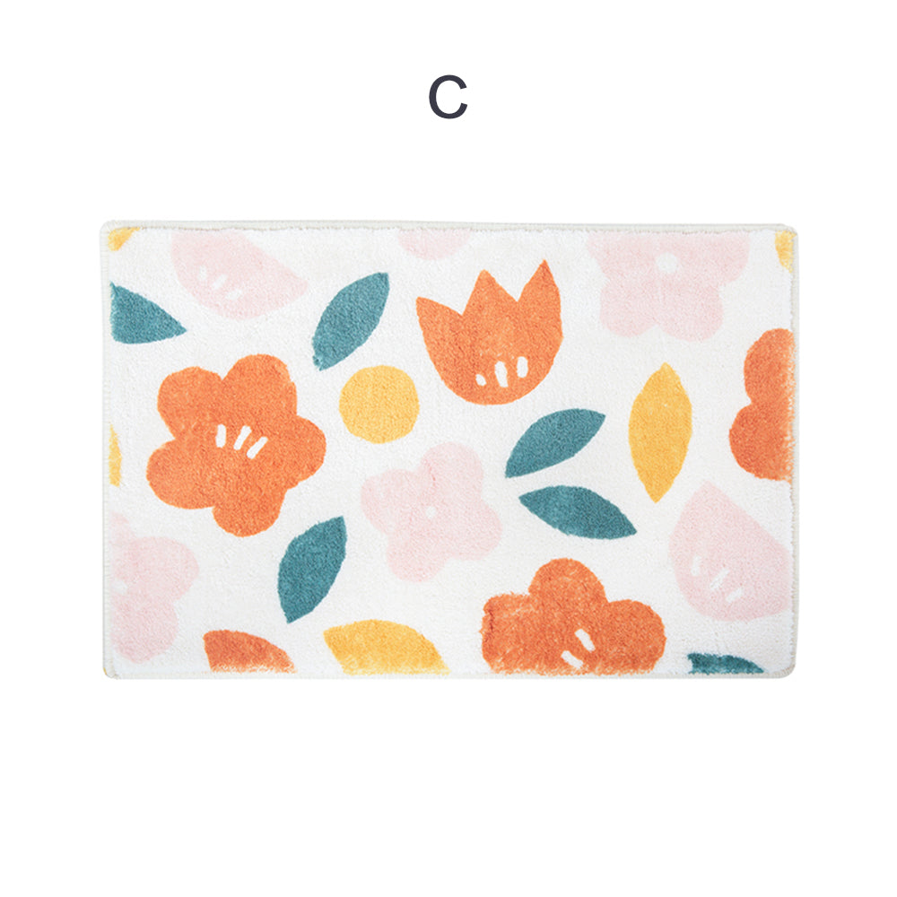 Cute Flowers Bath Mat