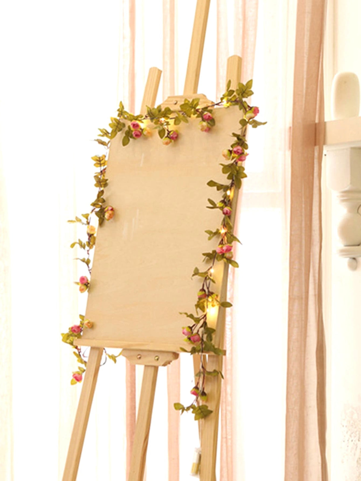 Artificial Flower String Light with 25pcs Bulb 1pc - Novelty Lighting