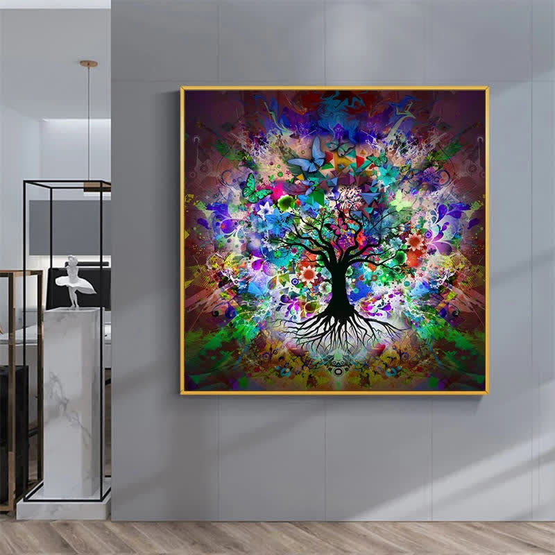 "Tree of Life"Colorful Painting Wall Decor