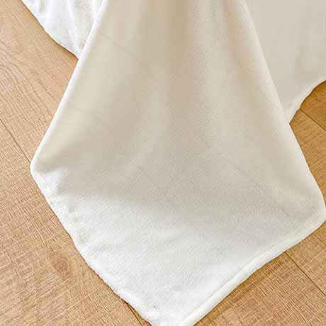 Thicken Green Poly Milk Cashmere Flannel Duvet Cover Bedding Set