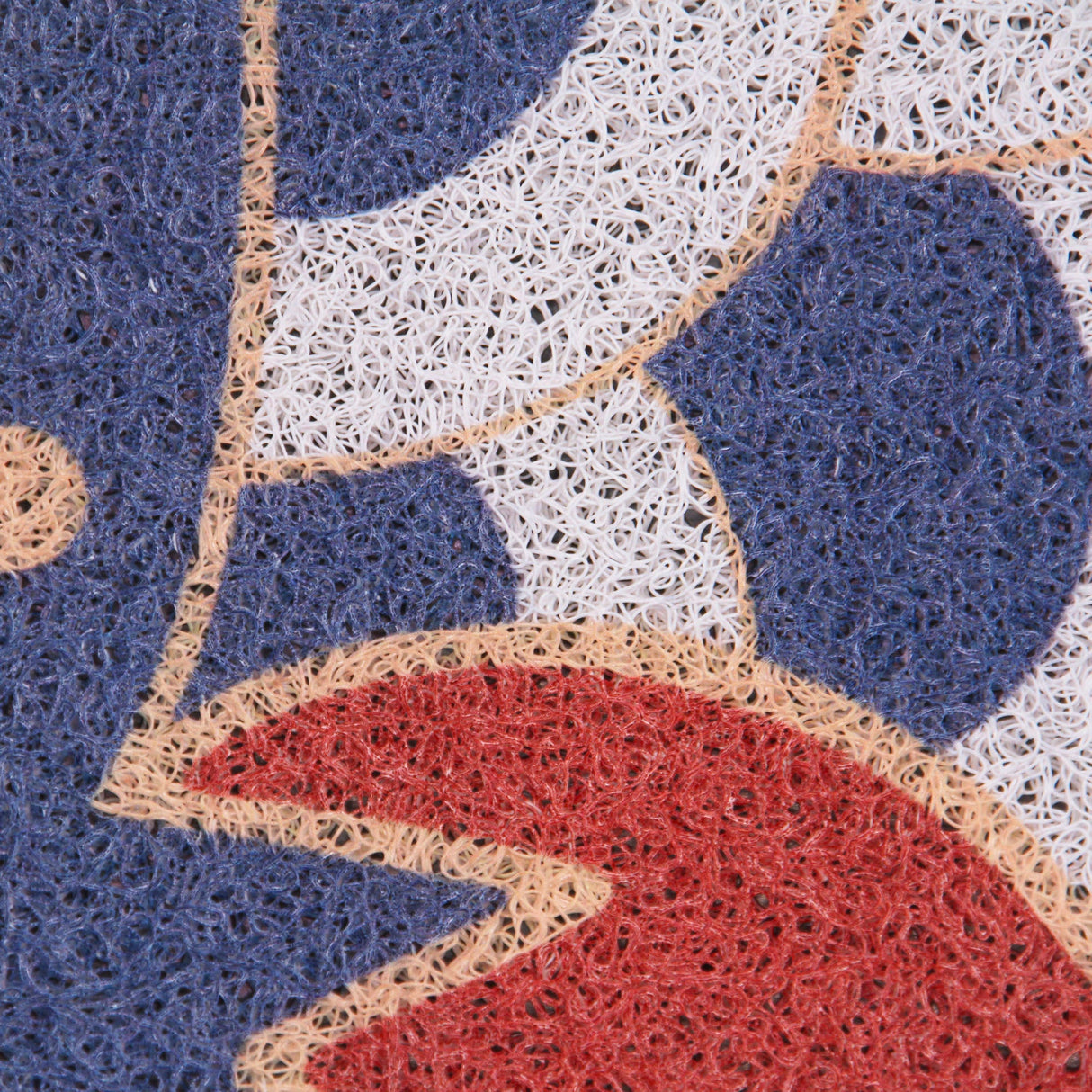 Blue Koi Fish PVC Entrance Door Mat