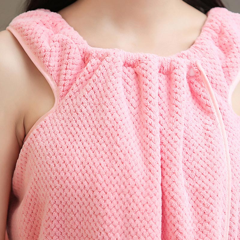 Bath Wrap Bath Cover Up with Pocket