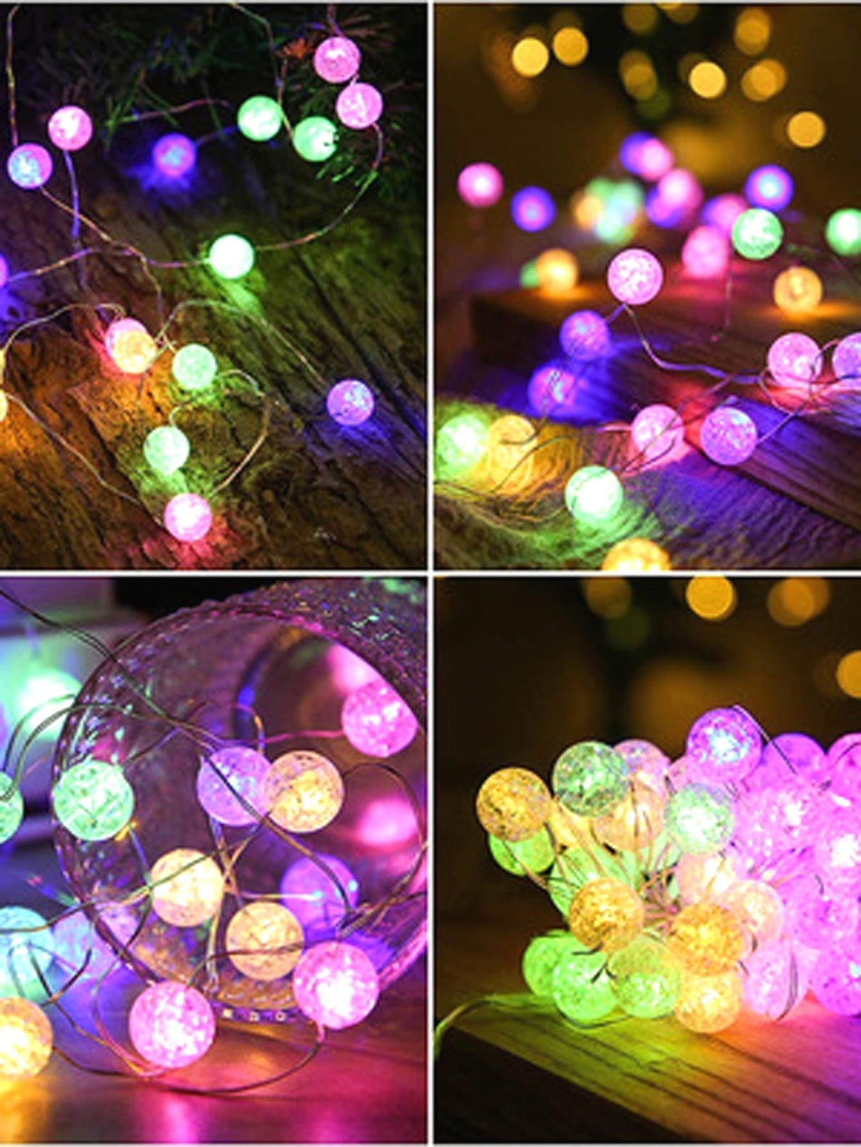 Ball Shaped Bulb String Light 1pc - Novelty Lighting