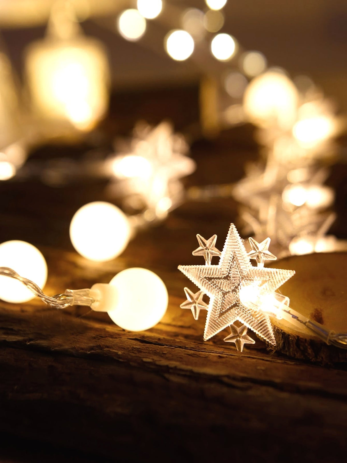 Star & Ball String Light 1pc - Novelty Lighting