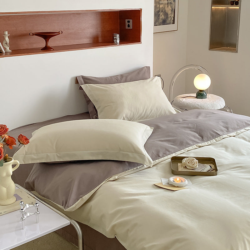 100% Cotton Sueding Duvet Cover Bedding Set