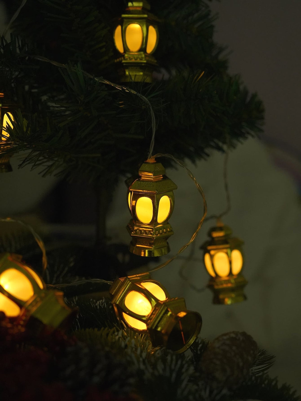 Ramadan String Light with 10pcs Tower Shaped Bulb 1pc - Novelty Lighting