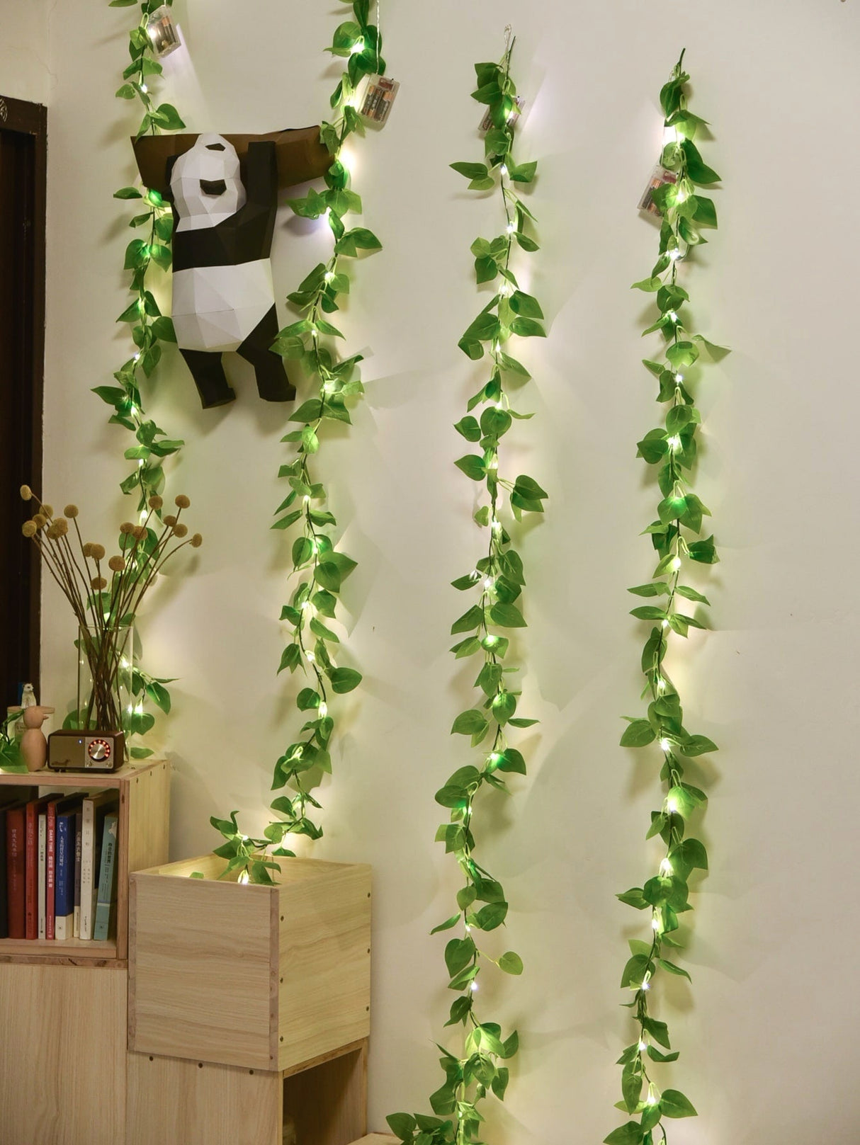 Artificial Leaf Vine String Light with 20pcs Bulb 1pc - Novelty Lighting