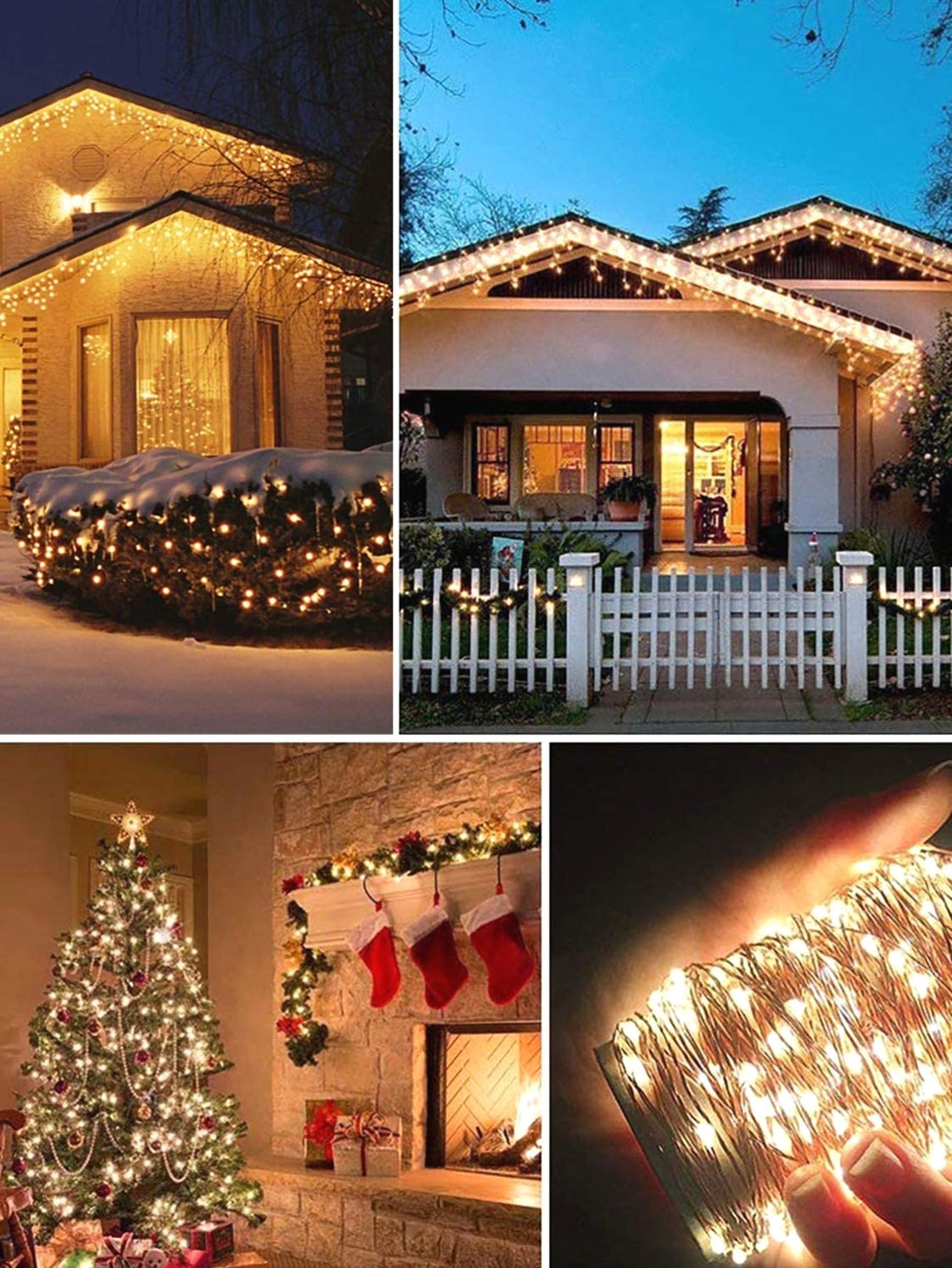 Copper String Light with 100pcs Bulb 1pc - Novelty Lighting