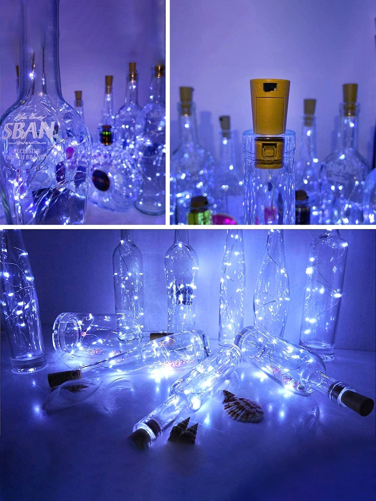 Copper String Light with 20pcs Bulb 1pc - Novelty Lighting