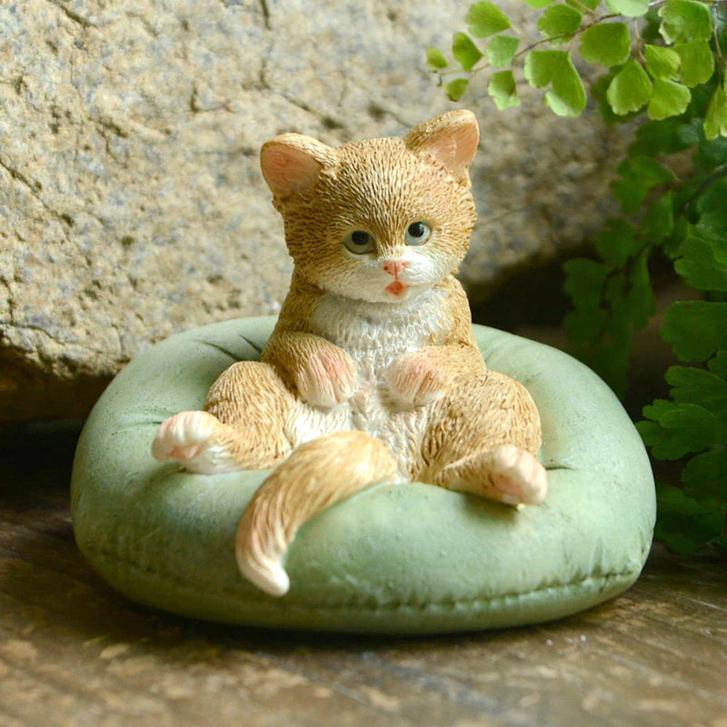 Cute Cat Figurine