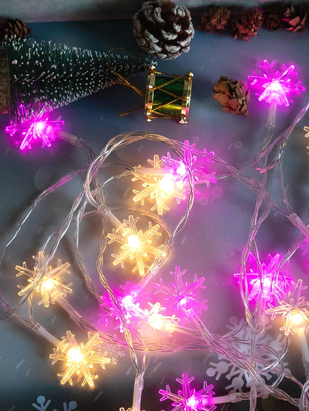 Christmas 40 Led 6m Snowflake String Light - Lighting & Lamp