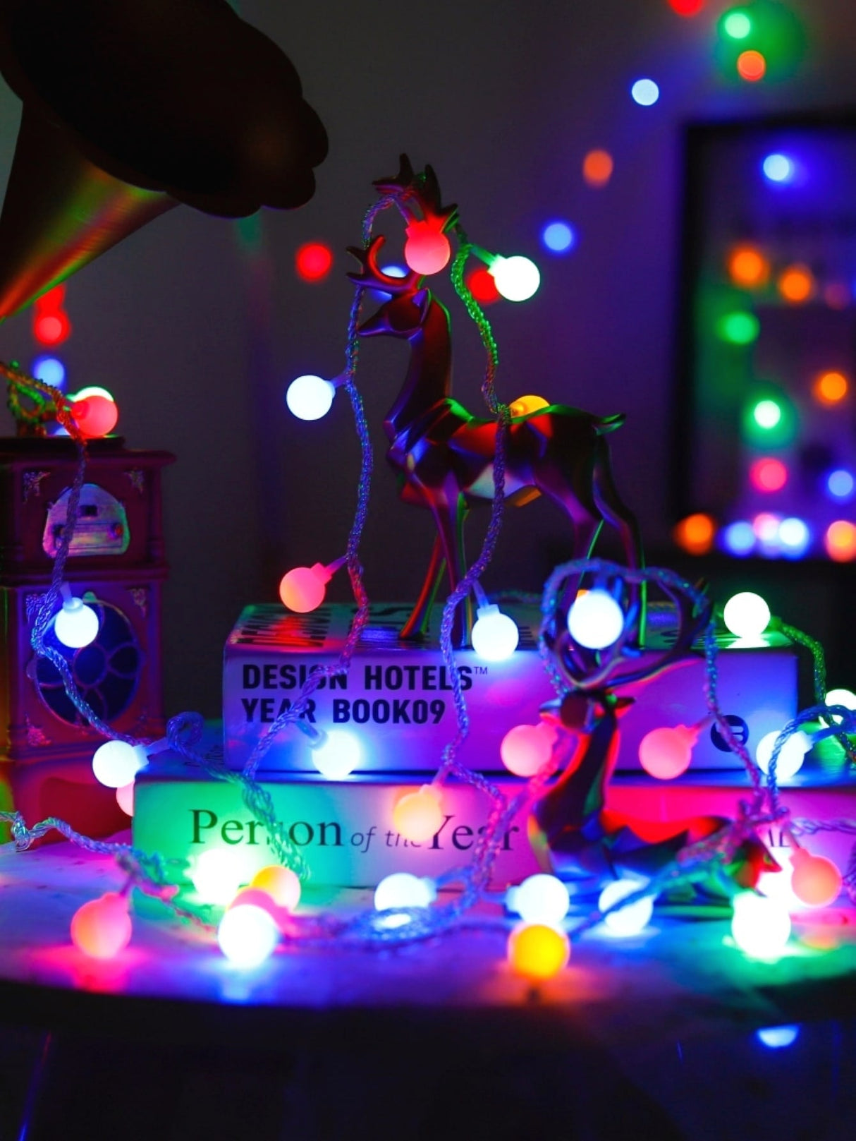 7 Color String Light with 40pcs Ball Shaped Bulb 1pc - Novelty Lighting