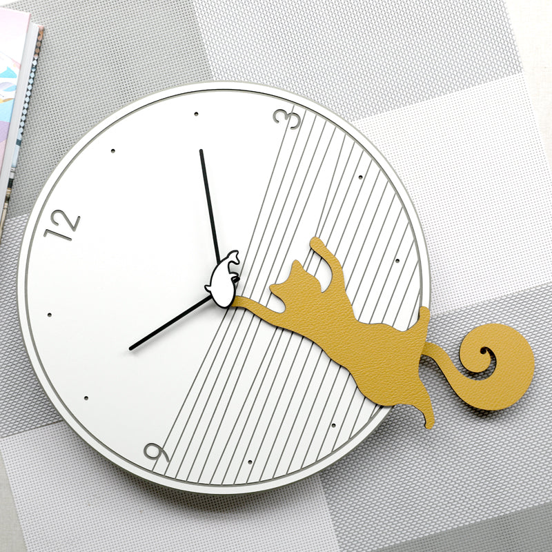 Swing Cat Clock