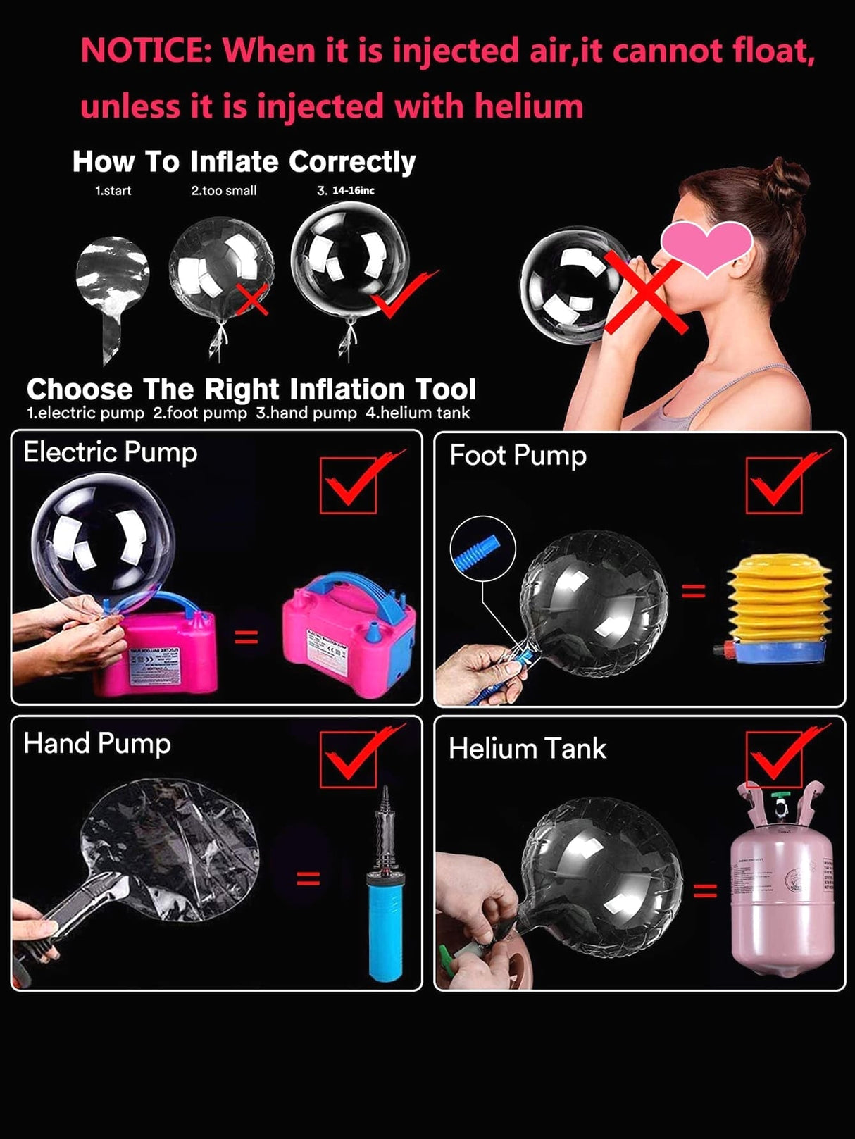 Copper String Light with Balloon 3pcs - Novelty Lighting