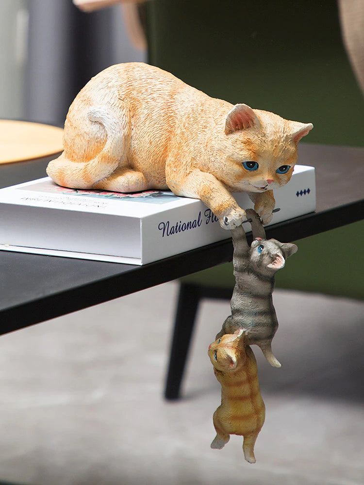 Cute Cat Sculpture