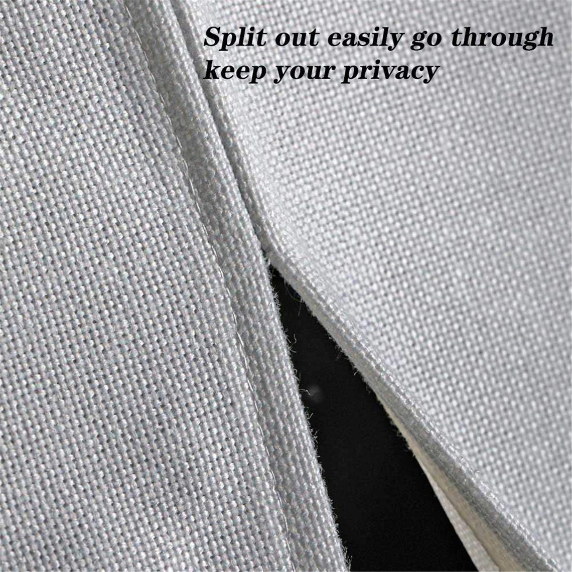 White Ground Sun Flower Door Curtain