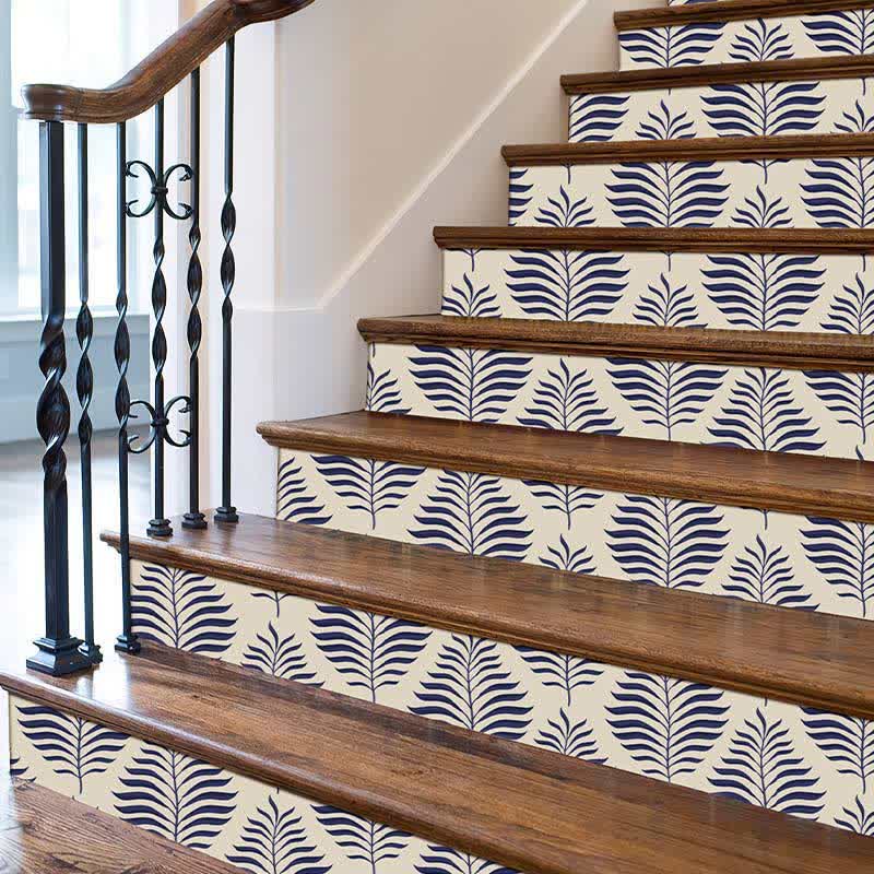 Blue Botanical Pattern Peel & Stick Wallpaper (1 roll)