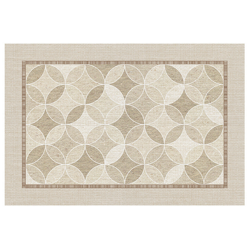 Feblilac Geometric Circle Polyester Door Mat