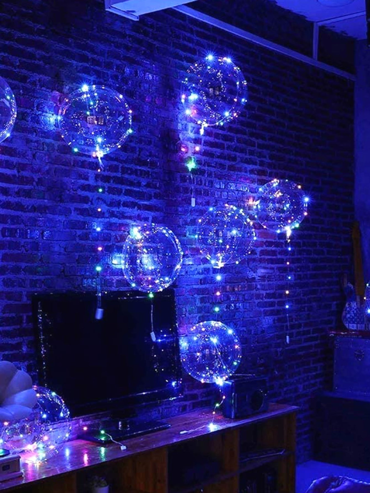 Copper String Light with Balloon 3pcs - Novelty Lighting