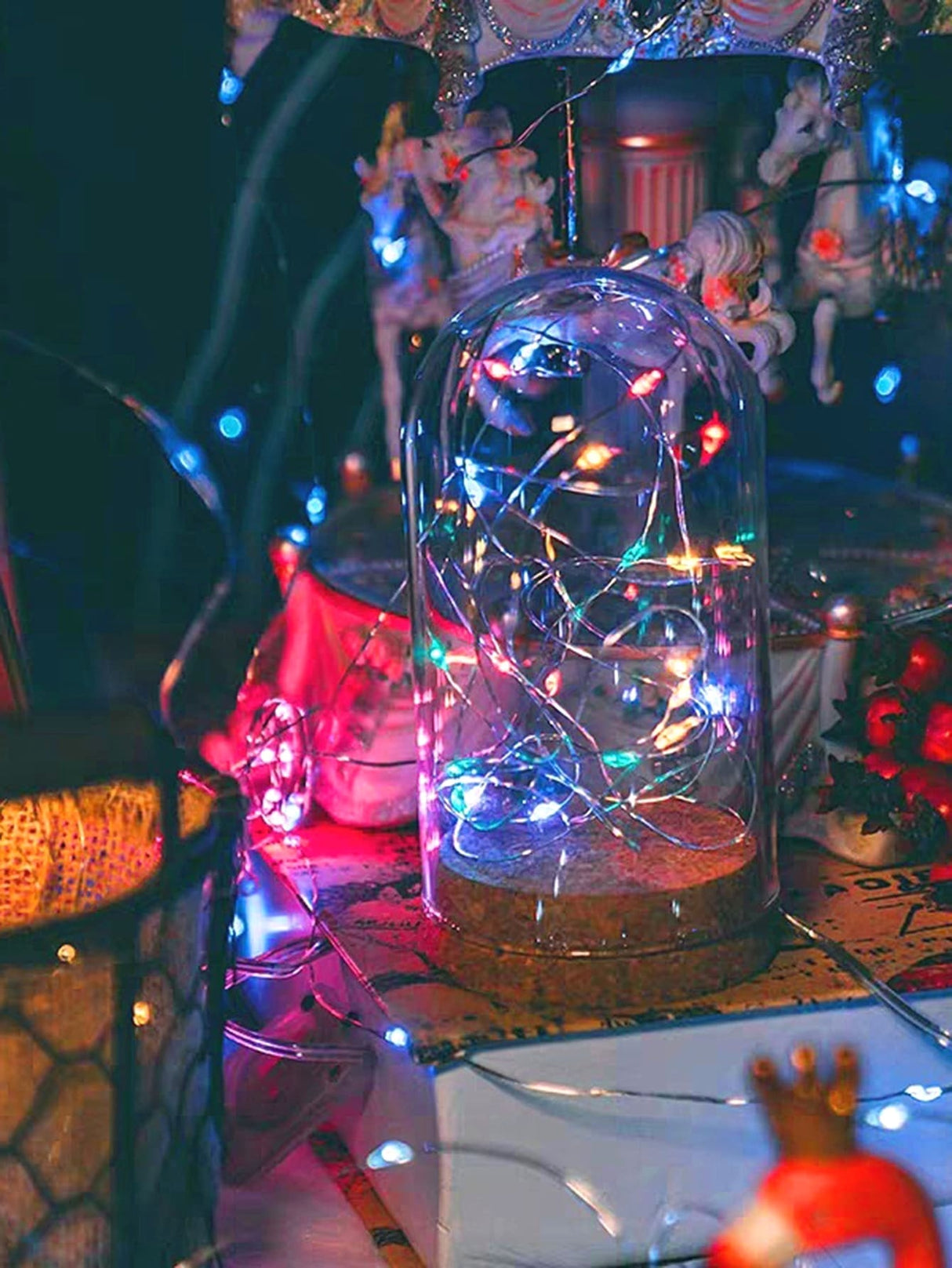 Copper String Light with 10pcs Bulb 1pc - Novelty Lighting