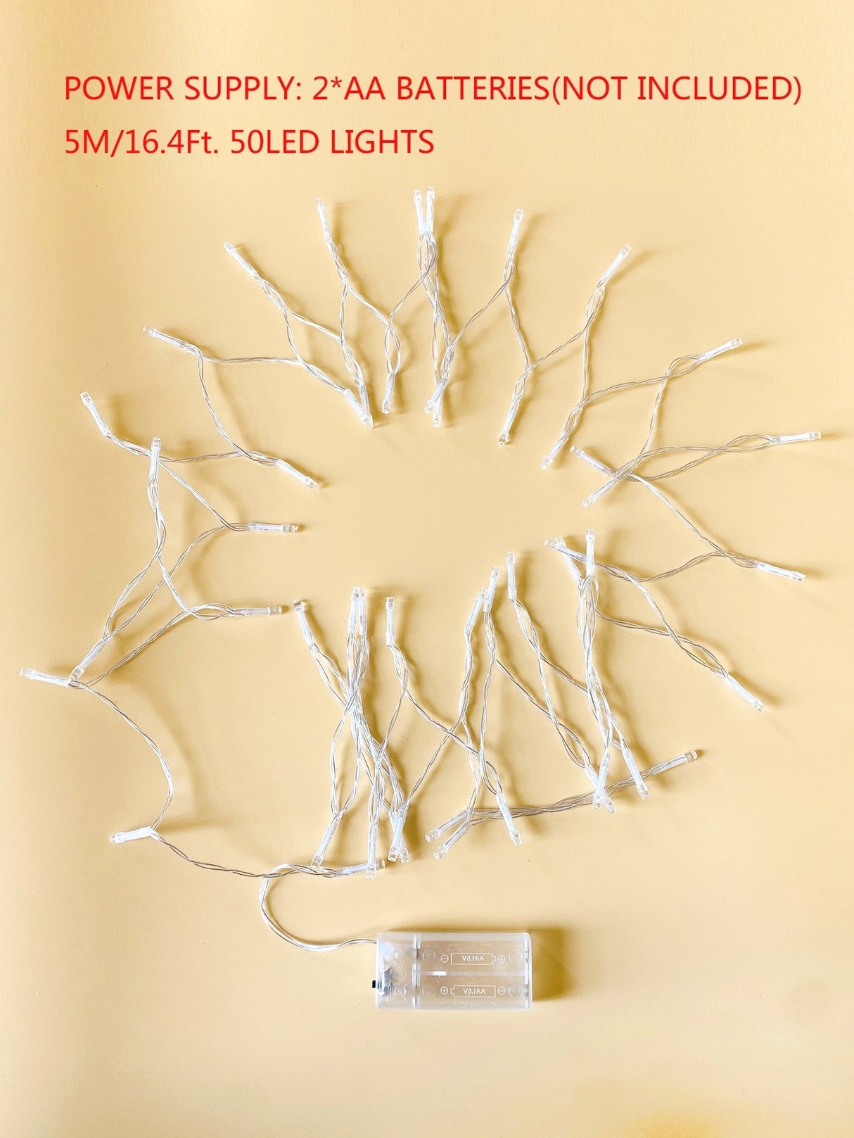 5m String Light with 50pcs Bulb 1pc - Novelty Lighting