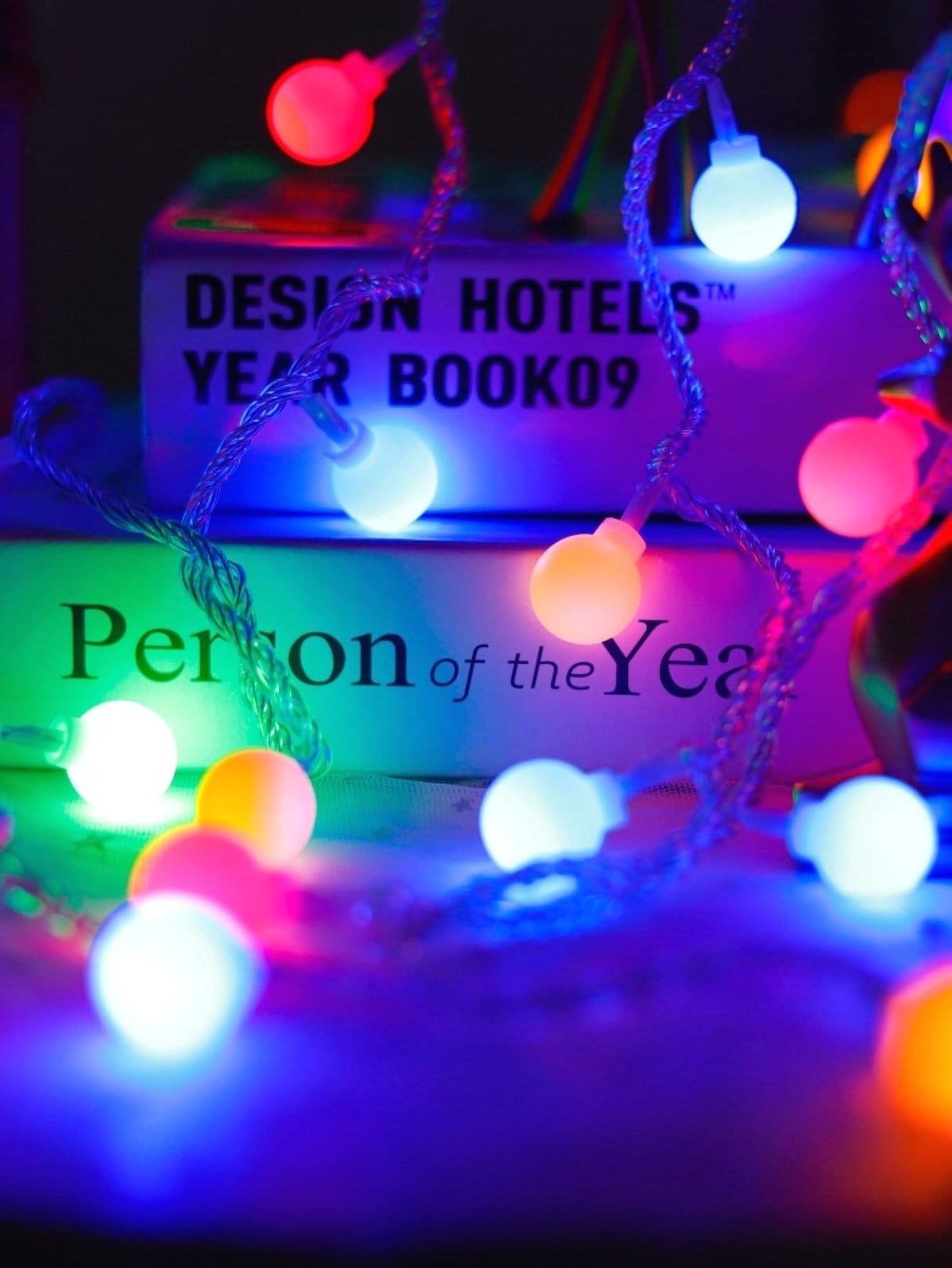 7 Color String Light with 40pcs Ball Shaped Bulb 1pc - Novelty Lighting