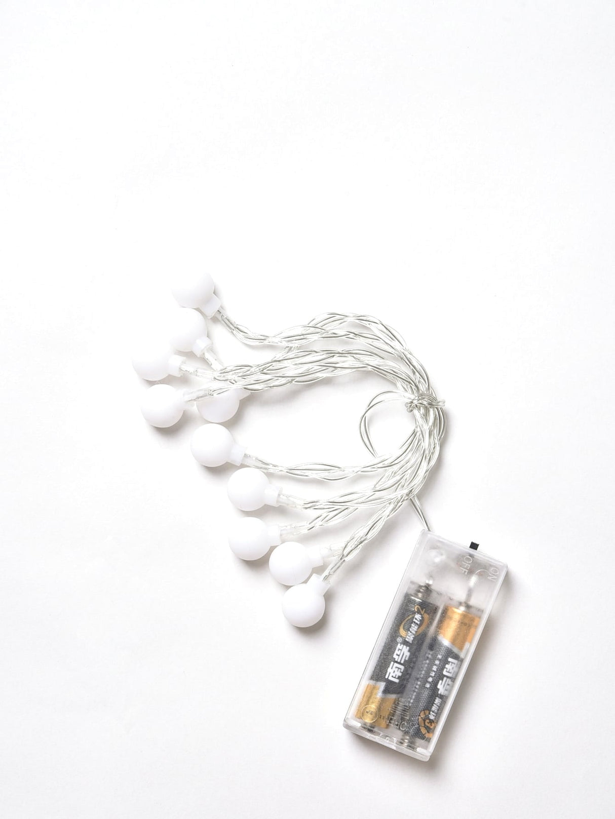 String Light with 10pcs Ball Shaped Bulb 1pc - Novelty Lighting