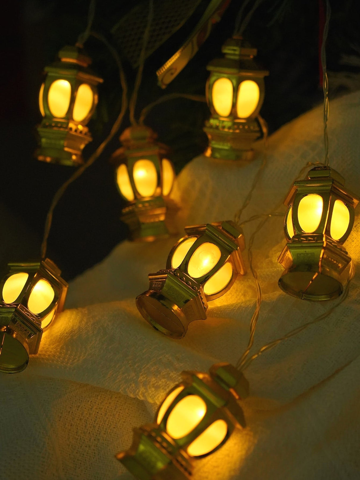 Ramadan String Light with 10pcs Tower Shaped Bulb 1pc - Novelty Lighting