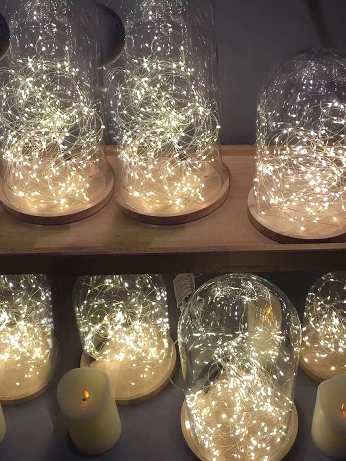 Bulb Copper Wire String Light 10pcs - Novelty Lighting