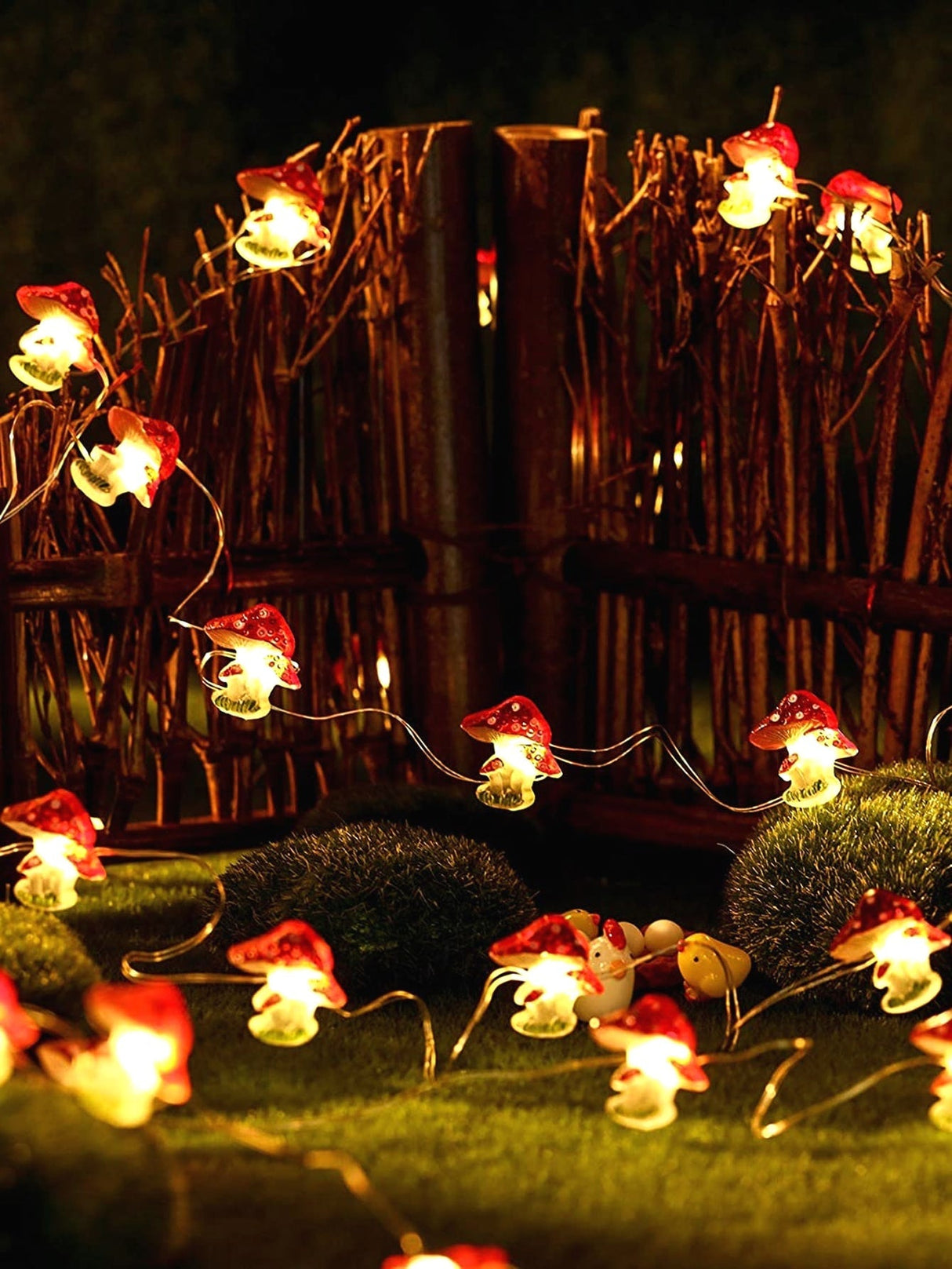 30 Led 3M Mushroom String Light - Novelty Lighting