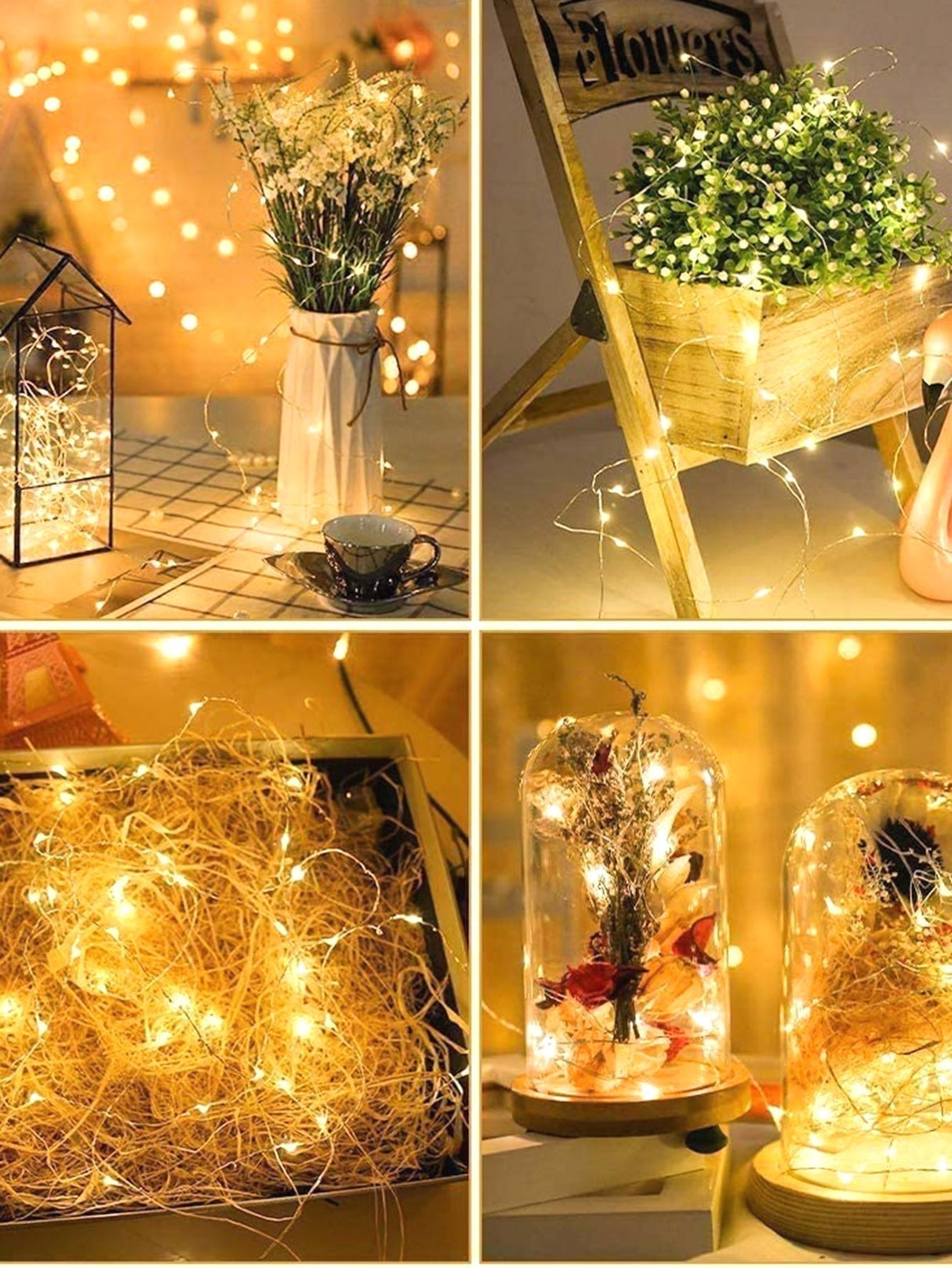 Copper String Light with 200pcs Bulb 1pc - Novelty Lighting