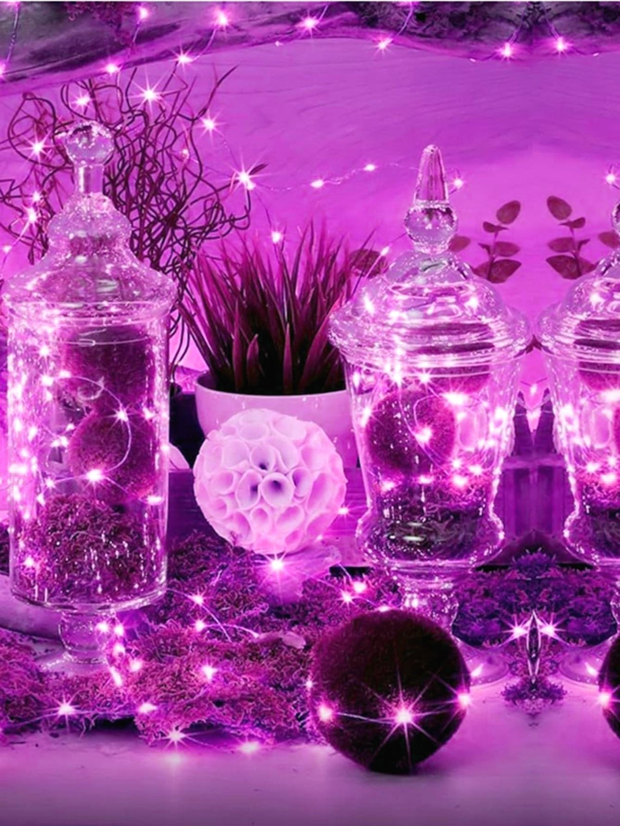 Copper String Light with 10pcs Bulb 1pc - Novelty Lighting