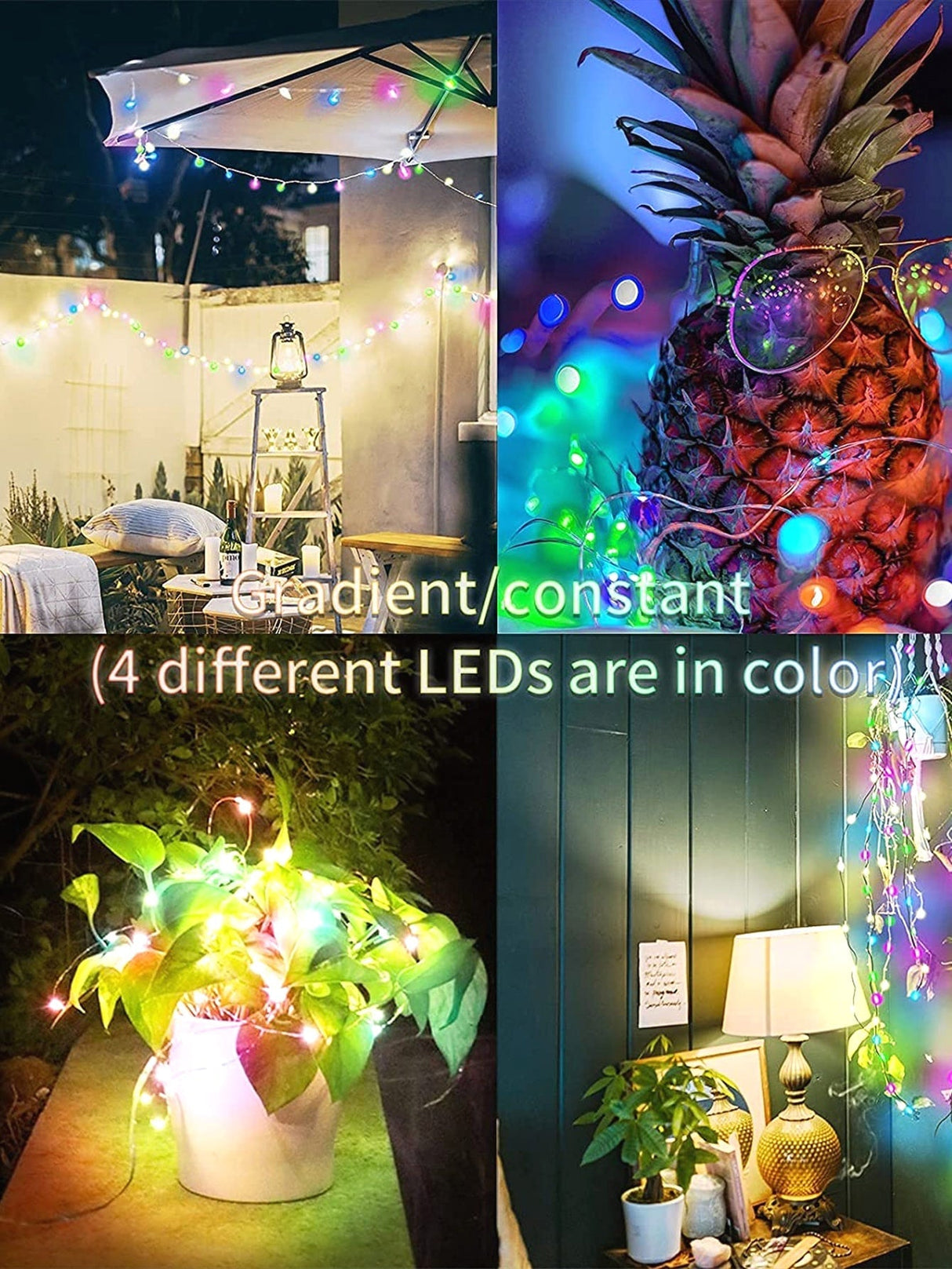 Copper String Light with 30pcs Bulb 1pc - Novelty Lighting