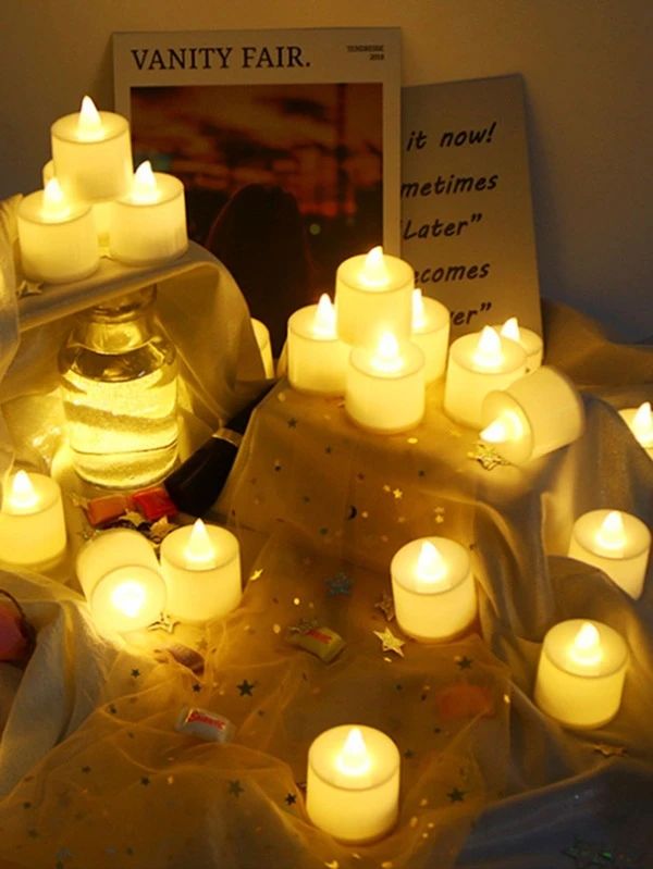 Candle Design Night Light 6pcs per Set