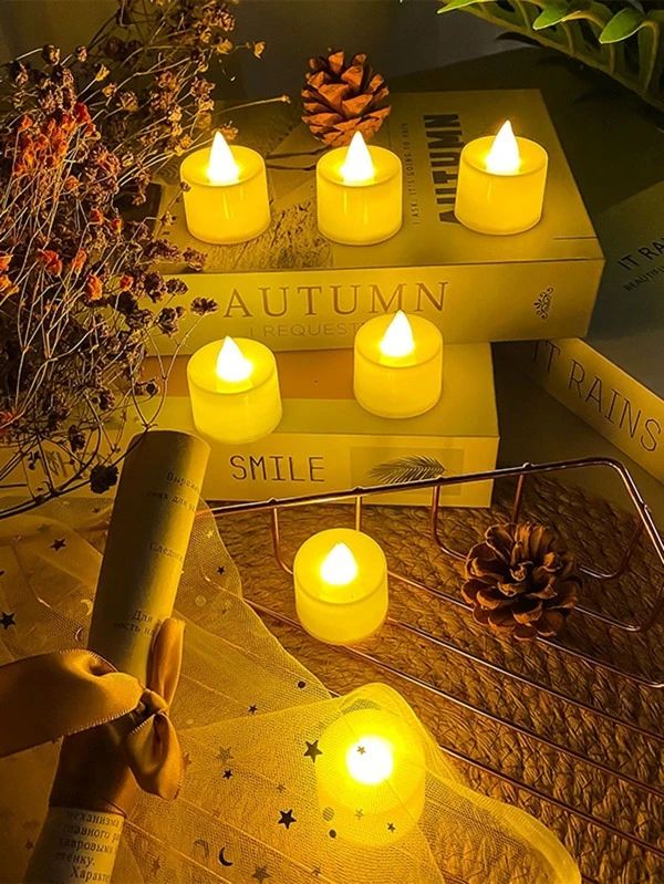 Candle Design Night Light 6pcs per Set