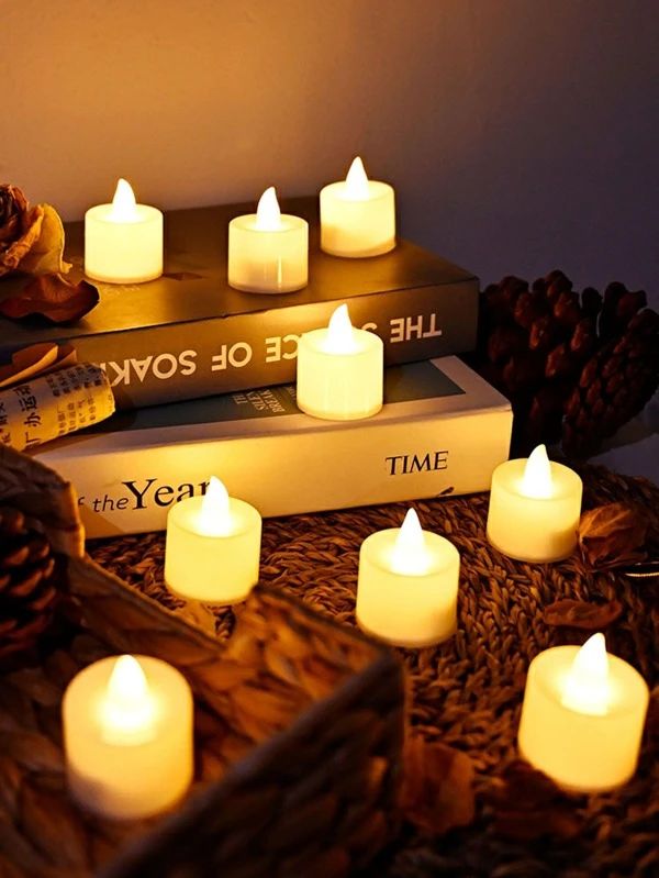 Candle Design Night Light 6pcs per Set