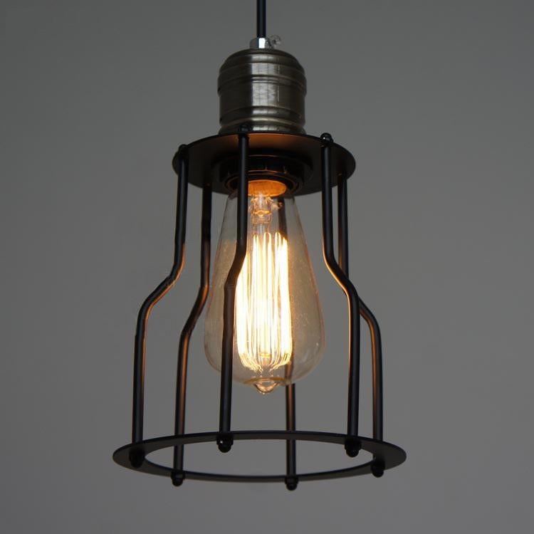 6 Head Industrial Wire Cage Chandelier / Pendant Lights