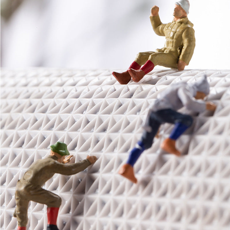 Light Green Leaves Bath Mat