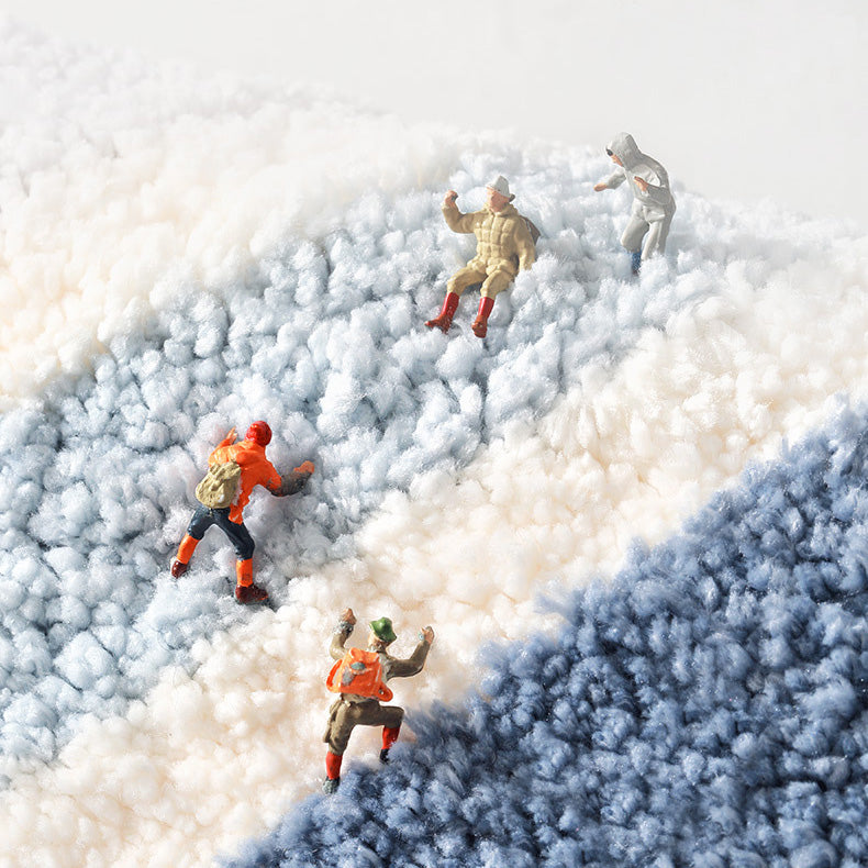 Color Zigzag Texture Bath Mat