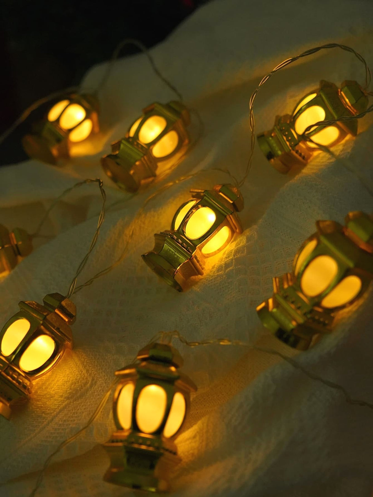 Ramadan String Light with 10pcs Tower Shaped Bulb 1pc - Novelty Lighting