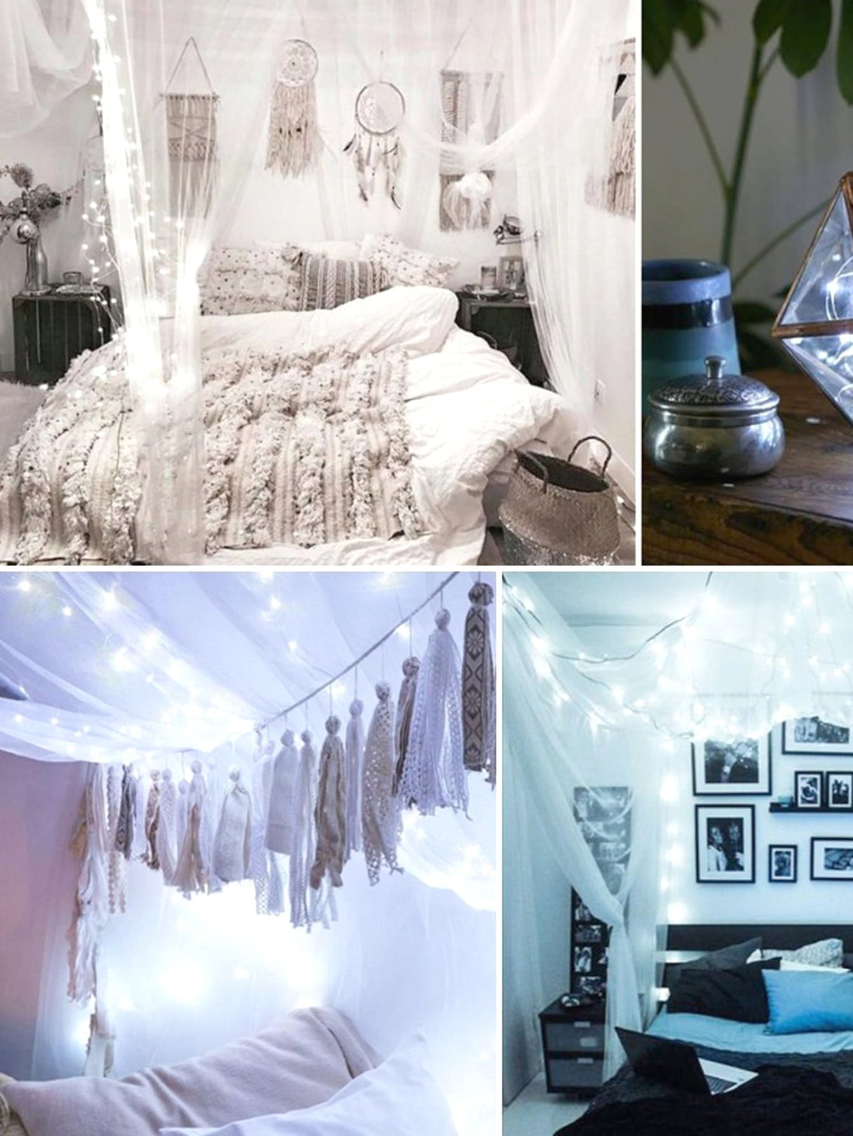 Copper String Light with 30pcs Bulb 2pcs - Novelty Lighting