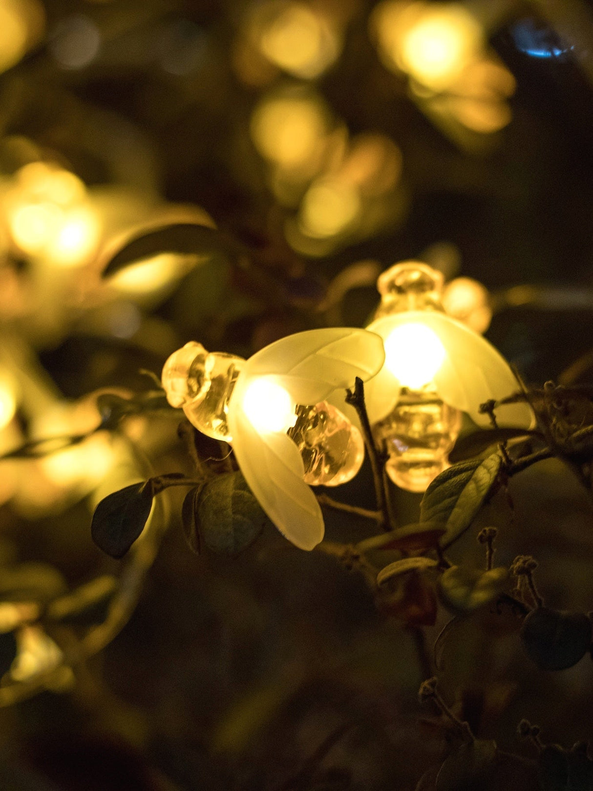 String Light with 10pcs Bee Shaped Bulb 1pc - Novelty Lighting
