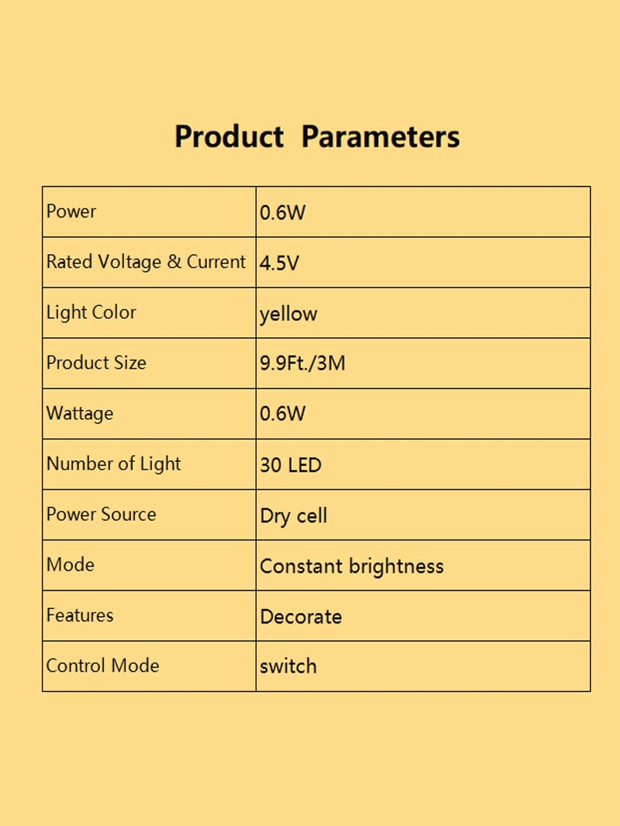 30 Led 3M String Light 2pcs - Novelty Lighting